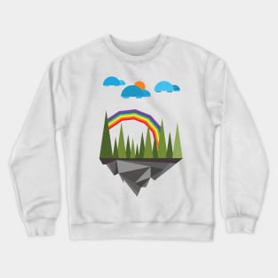 Turtle Cloud-Geometric nature Crewneck Sweatshirt